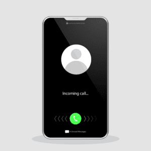 incoming call on iphone